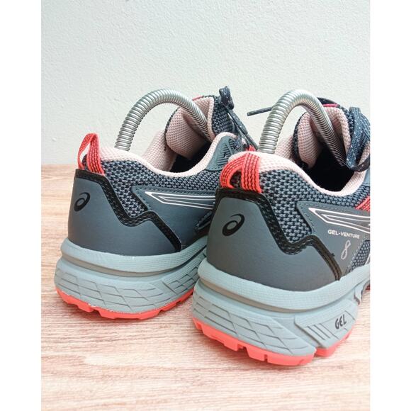 Asics Gel Venture 8 Running Athletic Sneakers Lace Up Shoes Grey Women’s 8.5 W - Picture 3 of 10